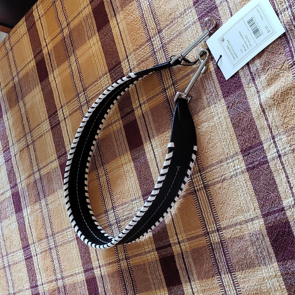 Theory Transformer whipstitch Genuine Leather strap Nwt - Picture 4 of 5